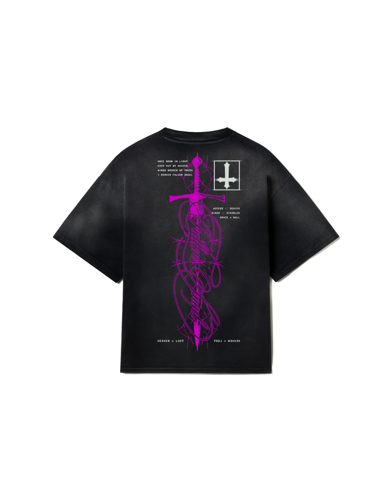 Arch Fallen Sword T-Shirt pink/Black