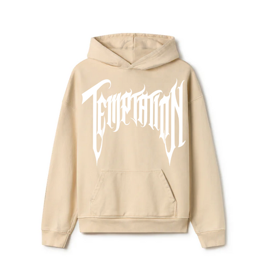 Temptation Hoodie (Cream/White)