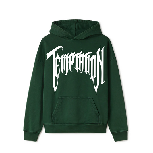 Temptation Hoodie (Green/White)