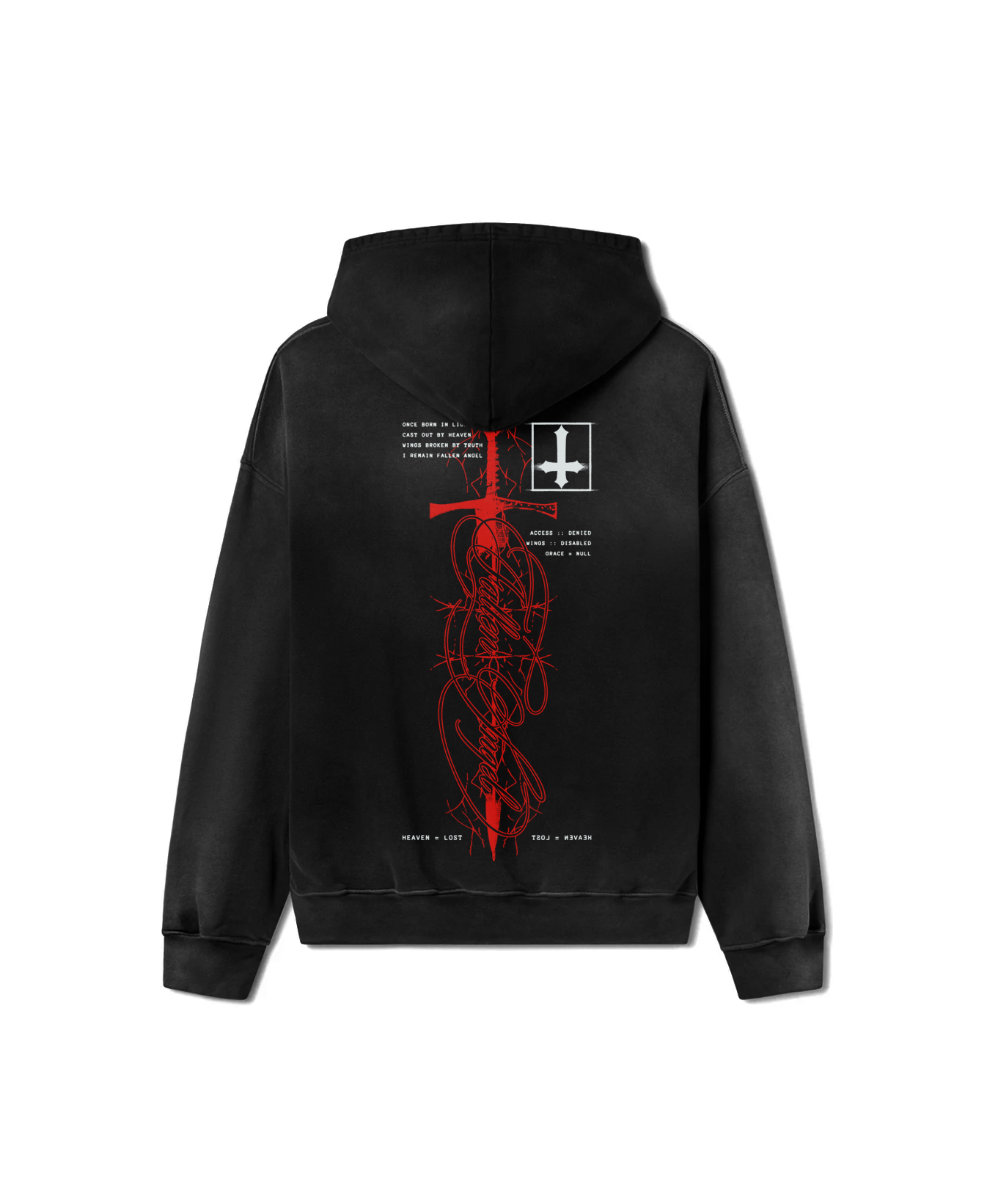 Arch Fallen Sword Hoodie Red/Black