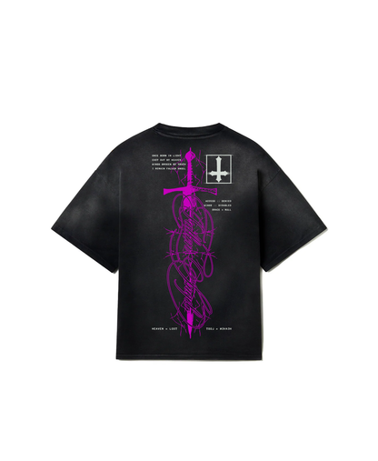 Arch Fallen Sword T-Shirt pink/Black